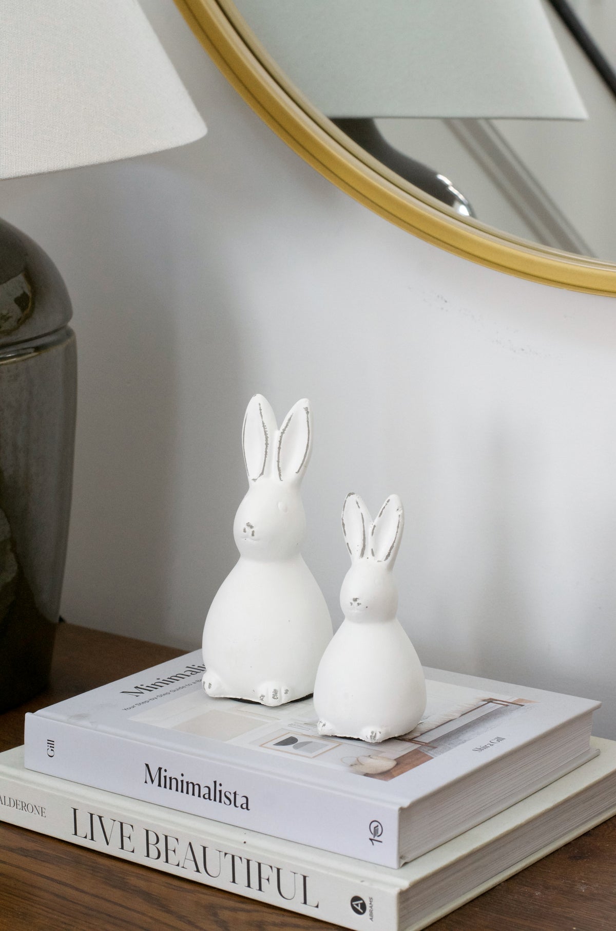 White Bunny Pair