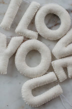 I Love You Felt Garland - White (Ships week of 1/19)