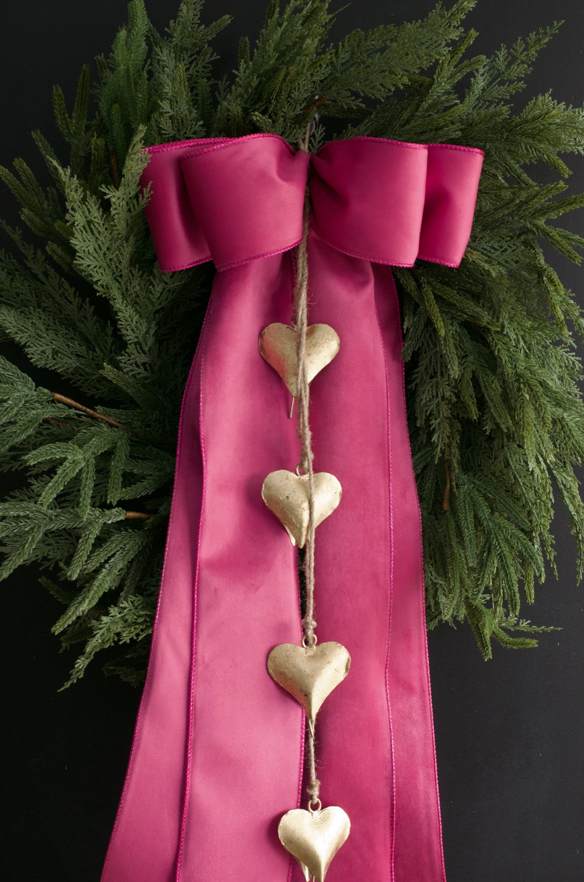 Pink Velvet XL Bow