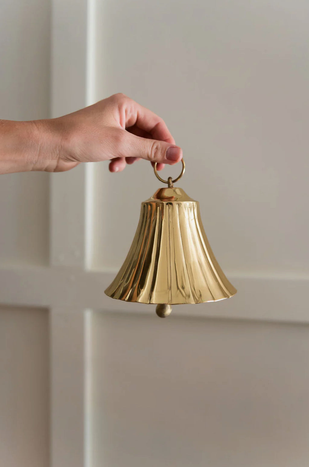 Heirloom Scalloped Brass Bell
