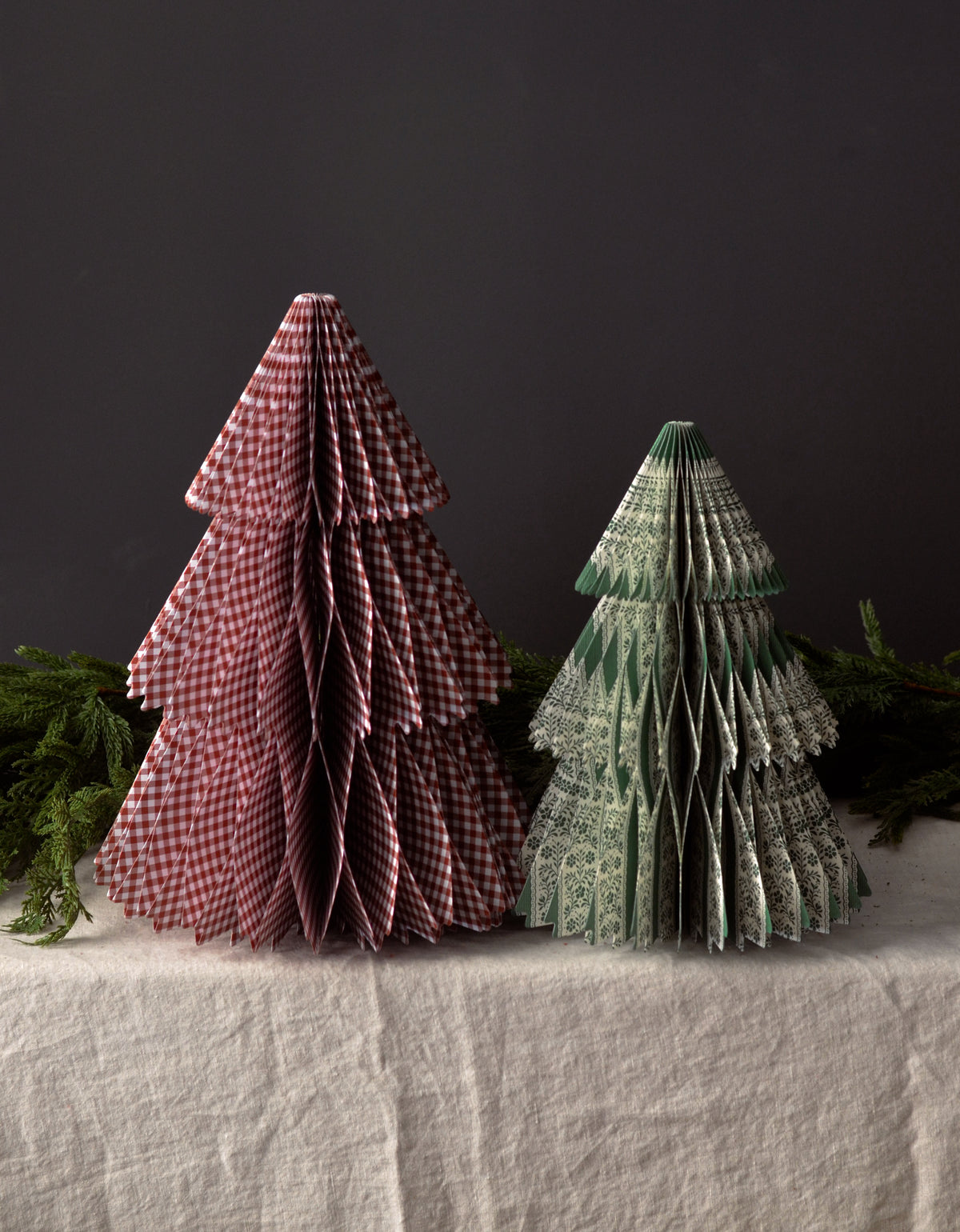 Yuletide Paper Tree Set
