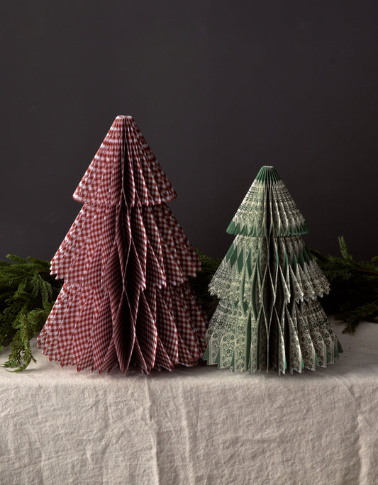Yuletide Paper Tree Set