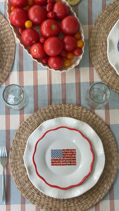 Summer Plaid Tablecloth