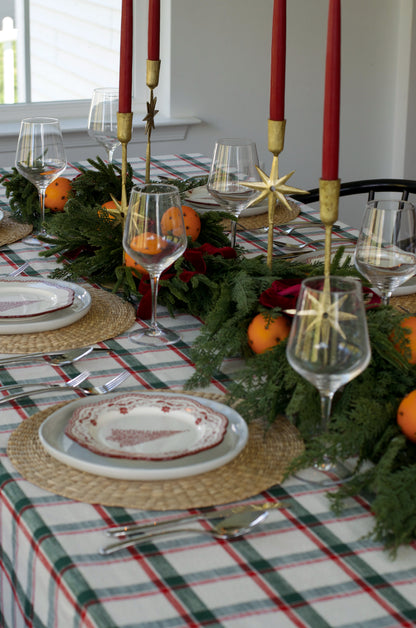 Noel Plaid Tablecloth