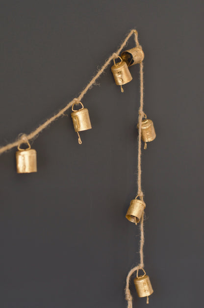 Small Brass Bell Garland