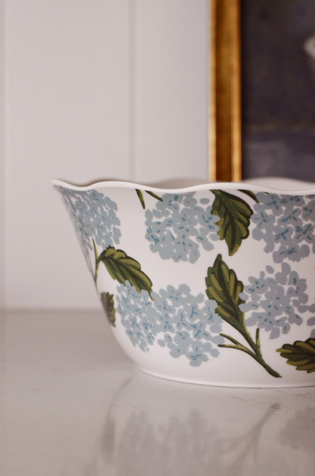 Hydrangea Melamine Serving Bowl