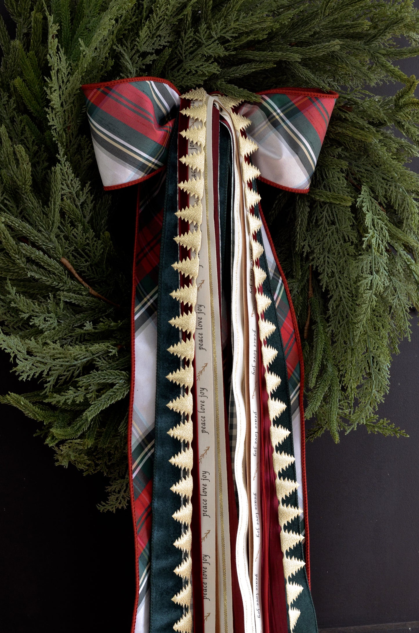 Tartan Evergreen Bow