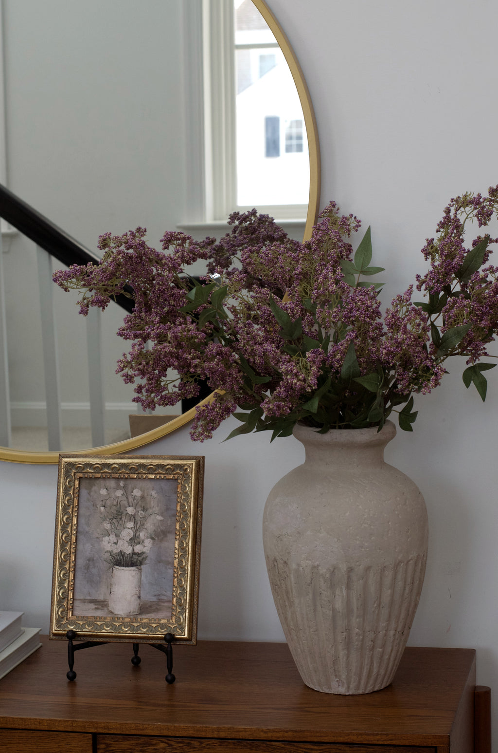 42" Dusty Plum Berry Stems (Set of 3)