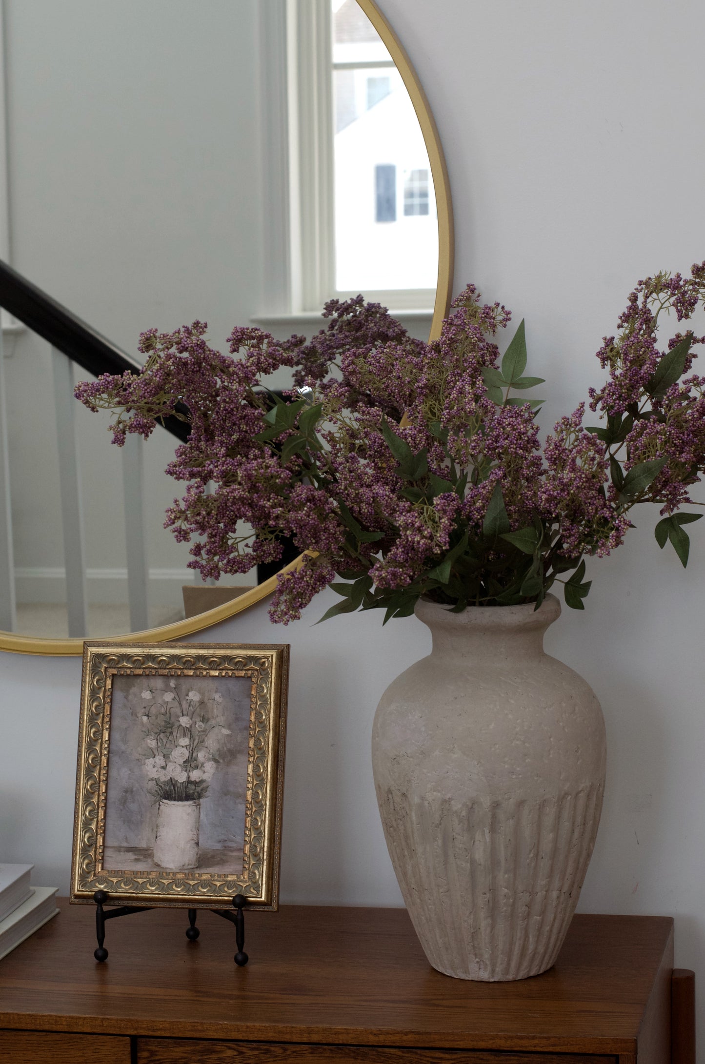 42" Dusty Plum Berry Stems (Set of 3)