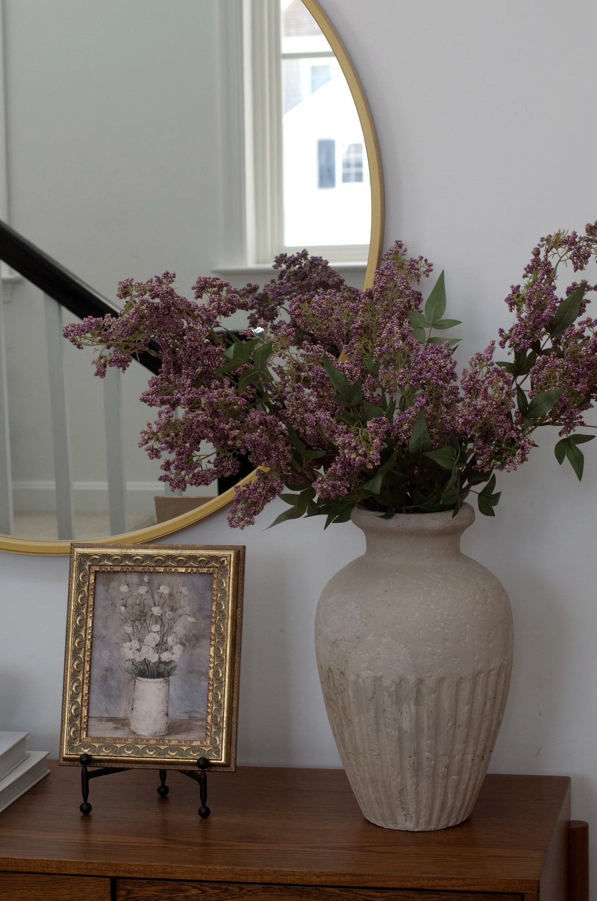 42" Dusty Plum Berry Stems (Set of 3)