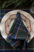 Evergreen Tartan Plaid Dinner Napkins (Set of 8)