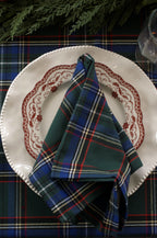 Evergreen Tartan Plaid Dinner Napkins (Set of 8)
