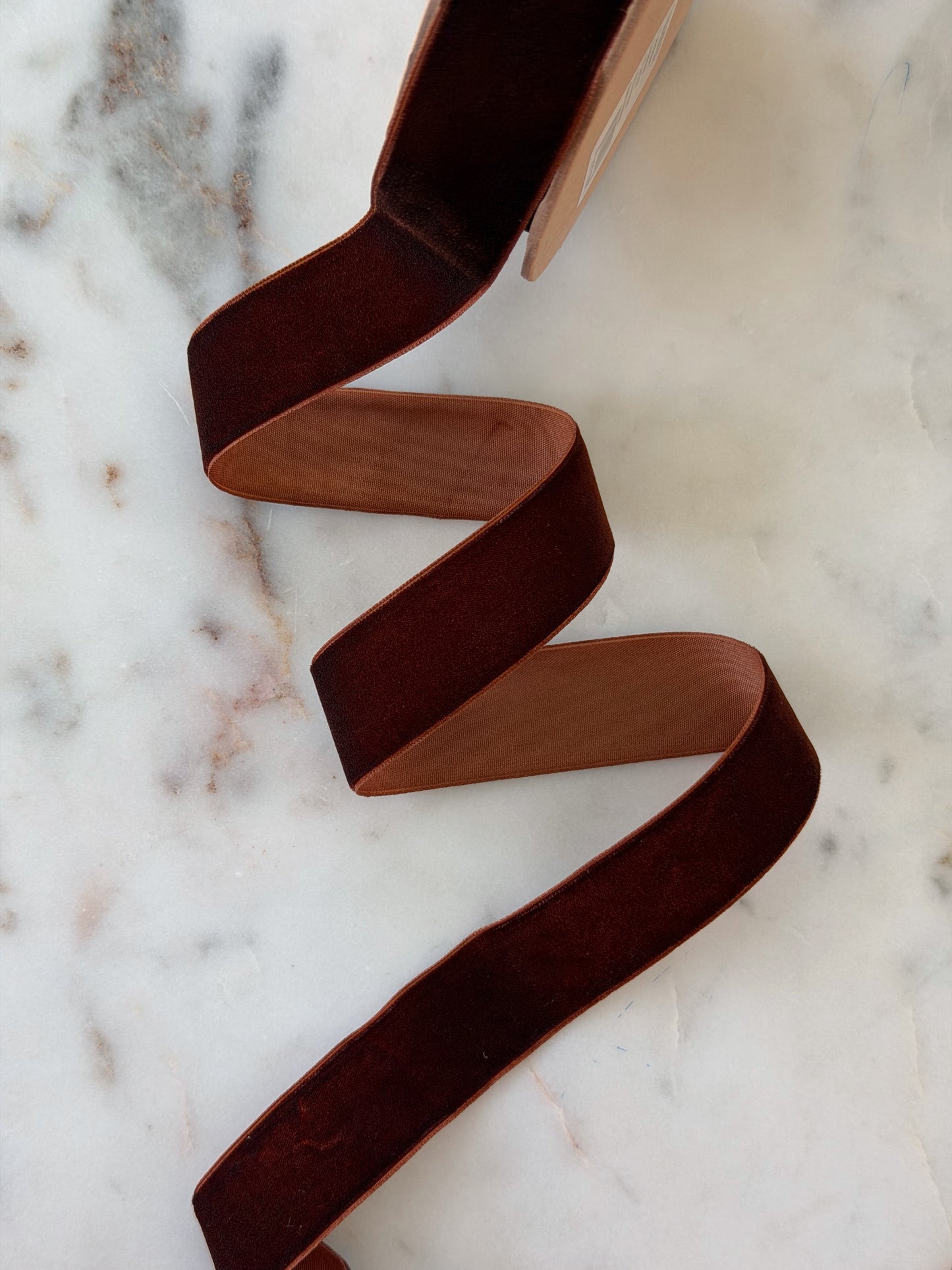 1" Velvet Autumn Ribbon - 10 Yards
