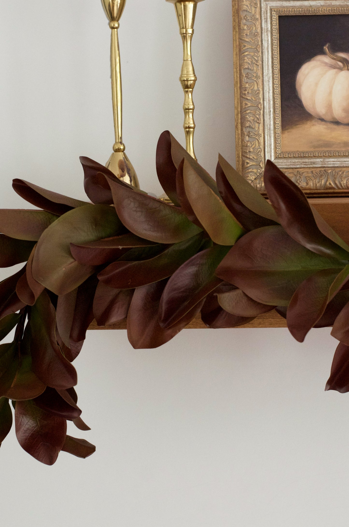 Fall Magnolia Leaf Garland - 49"