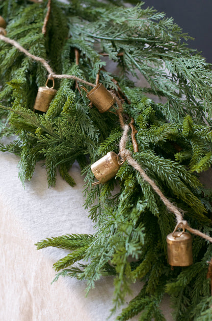 Small Brass Bell Garland