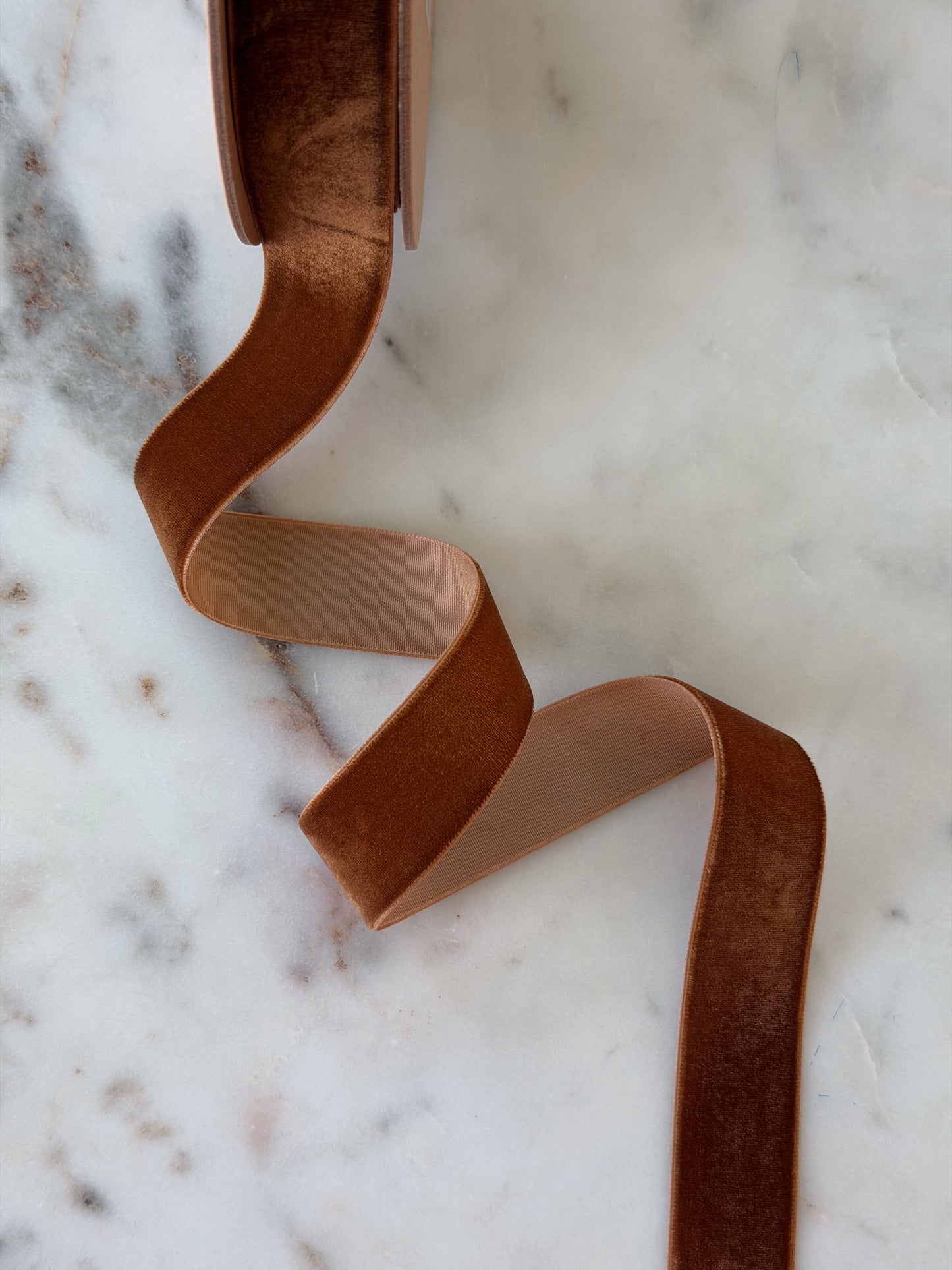 1" Velvet Autumn Ribbon - 10 Yards