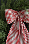 Large Red Gingham Bow