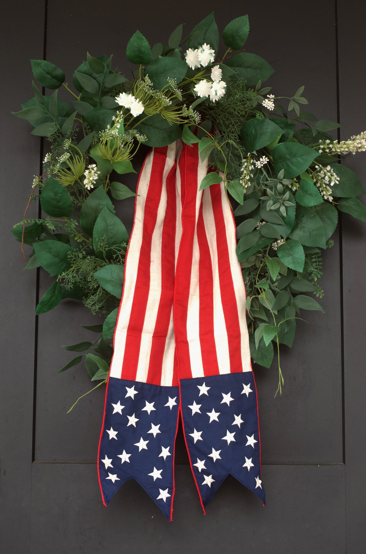 Stars & Stripes Patriotic Wreath Sash