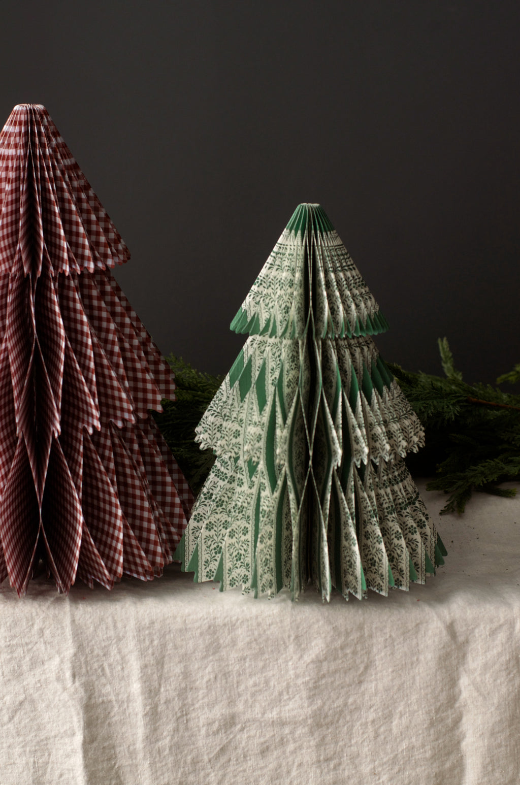 Yuletide Paper Tree Set