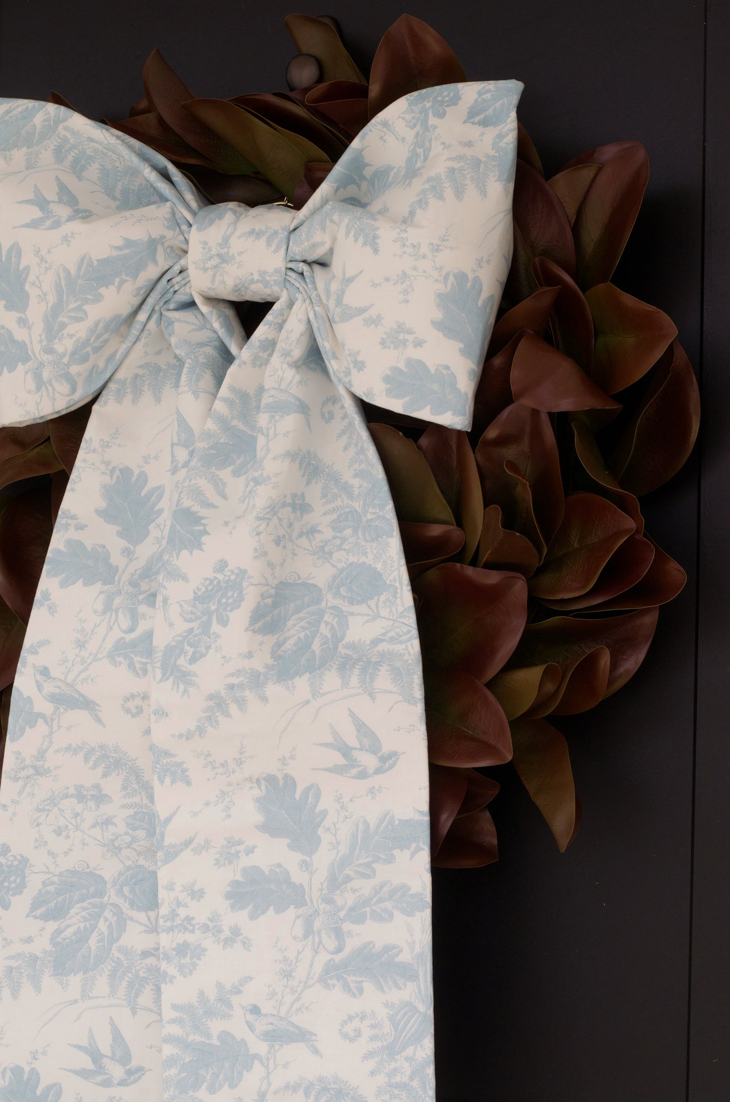 Autumn Toile Luxe Bow