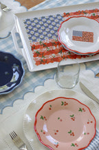 Americana Melamine Assorted Dessert / Salad Plate (Set of 4)