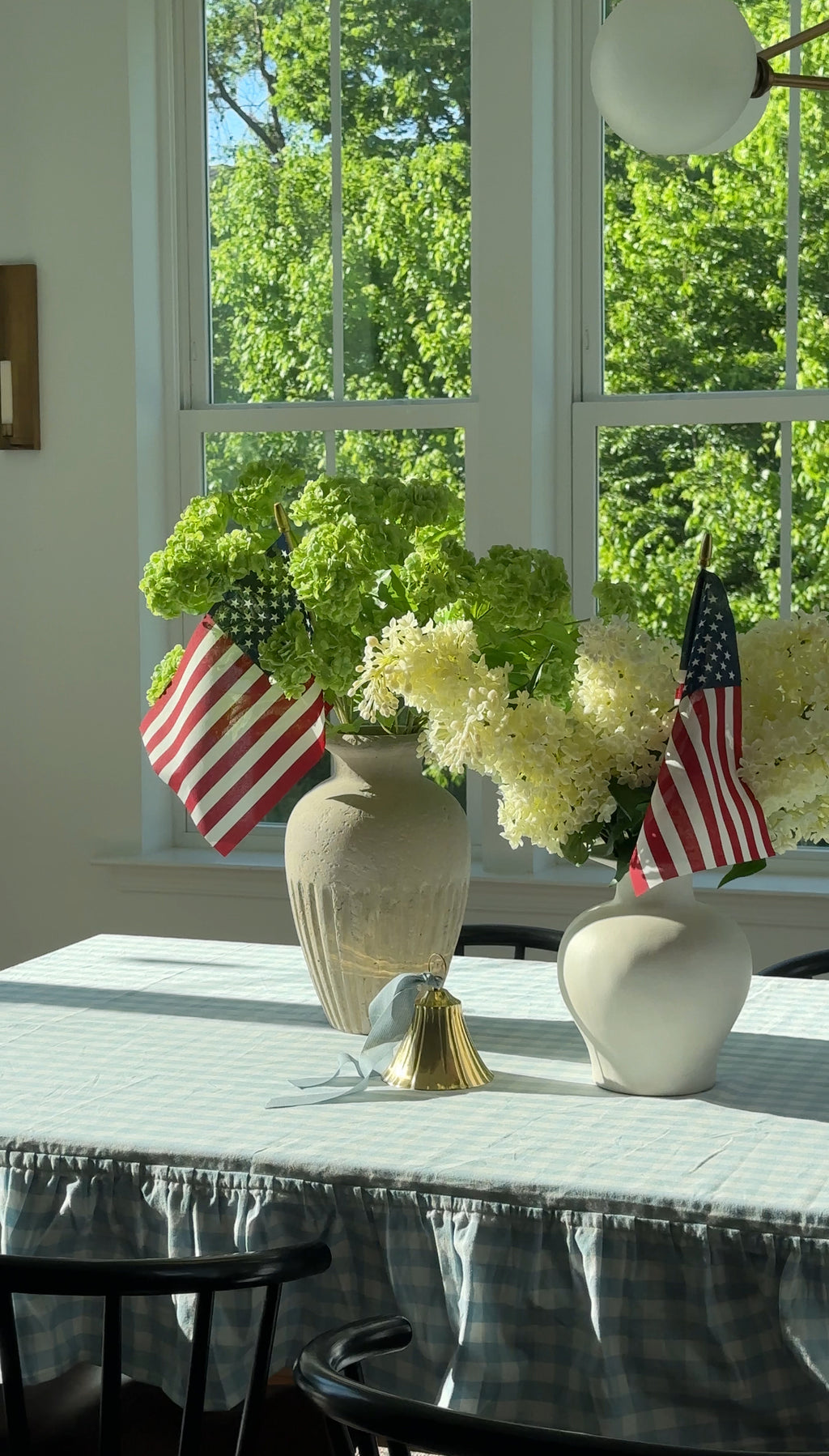 Real Touch Limelight Snowball Viburnum Hydrangea Stems 27” (Set of 3 or 6)