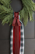 Winterberry Wreath Sash Ribbon Set