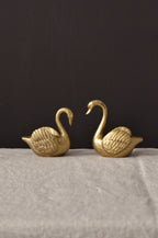 Swan Taper Holder Pair