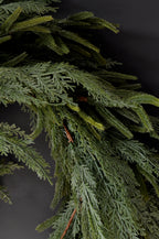 Real Touch Mixed Greenery Garland - Norfolk Pine & Cypress (3 sizes)