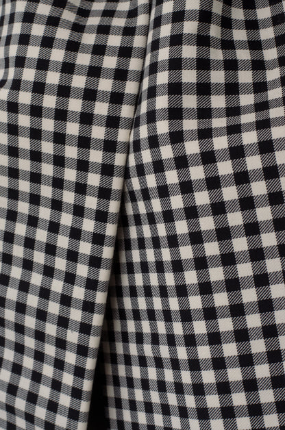 Black Gingham Luxe Bow