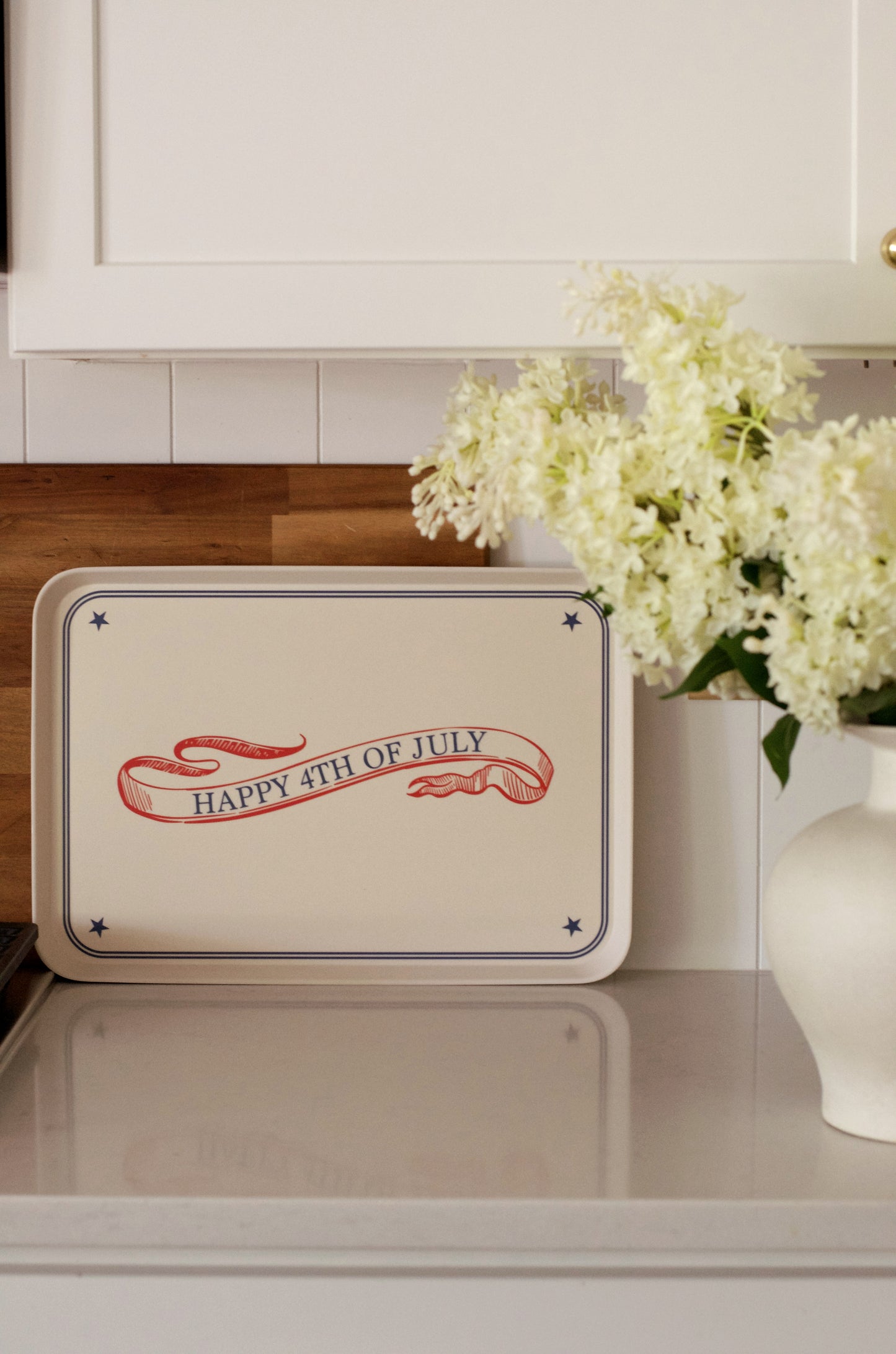 Happy 4th of July Serving Tray