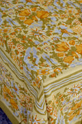 Jardin Mustard Tablecloth