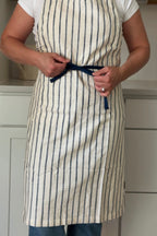 Navy Stripe Apron