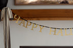 Gold Metal Happy Halloween Garland