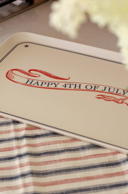 Happy 4th of July Serving Tray
