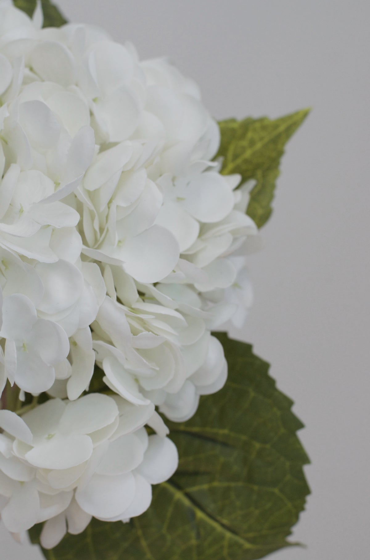 Real Touch Faux Hydrangea Stem 19” (Set of 3 or 6)