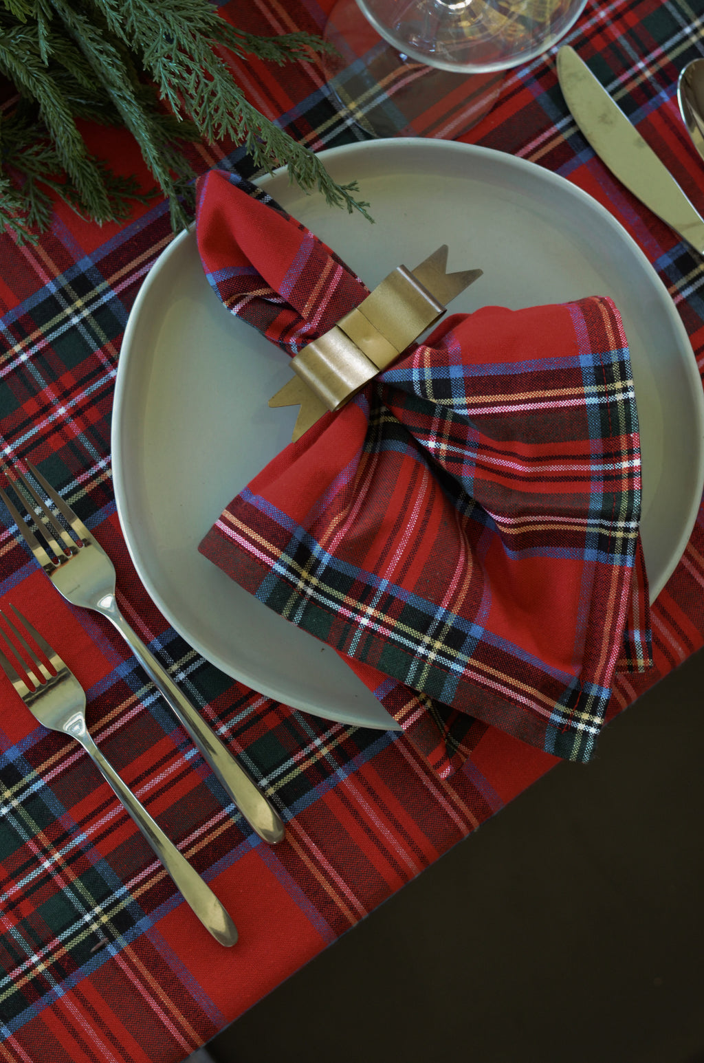 Vintage Gold Bow Napkin Ring (6 pack)
