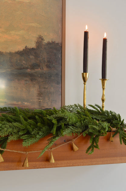 Real Touch Mixed Greenery Garland - Norfolk Pine & Cypress