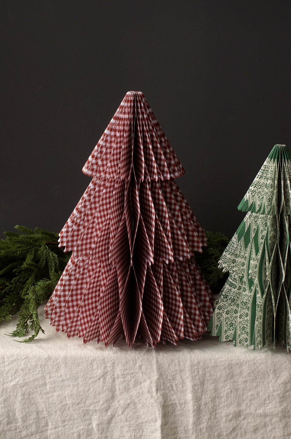 Yuletide Paper Tree Set