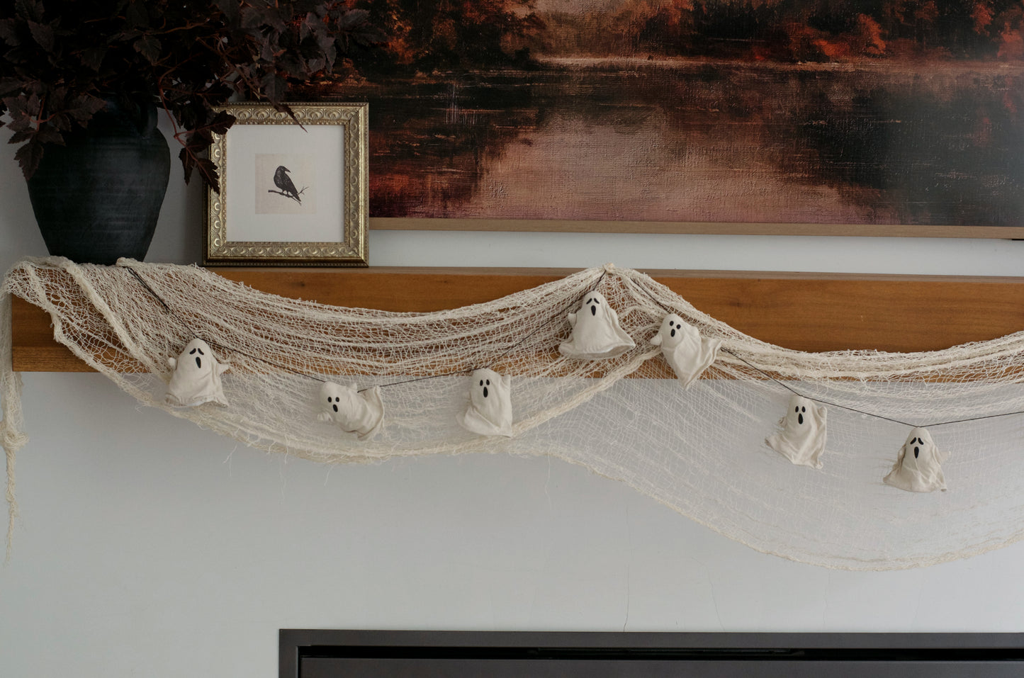 Canvas Ghost Garland