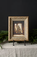 Glowing Christmas Tree Vintage Art - 10" x 12"