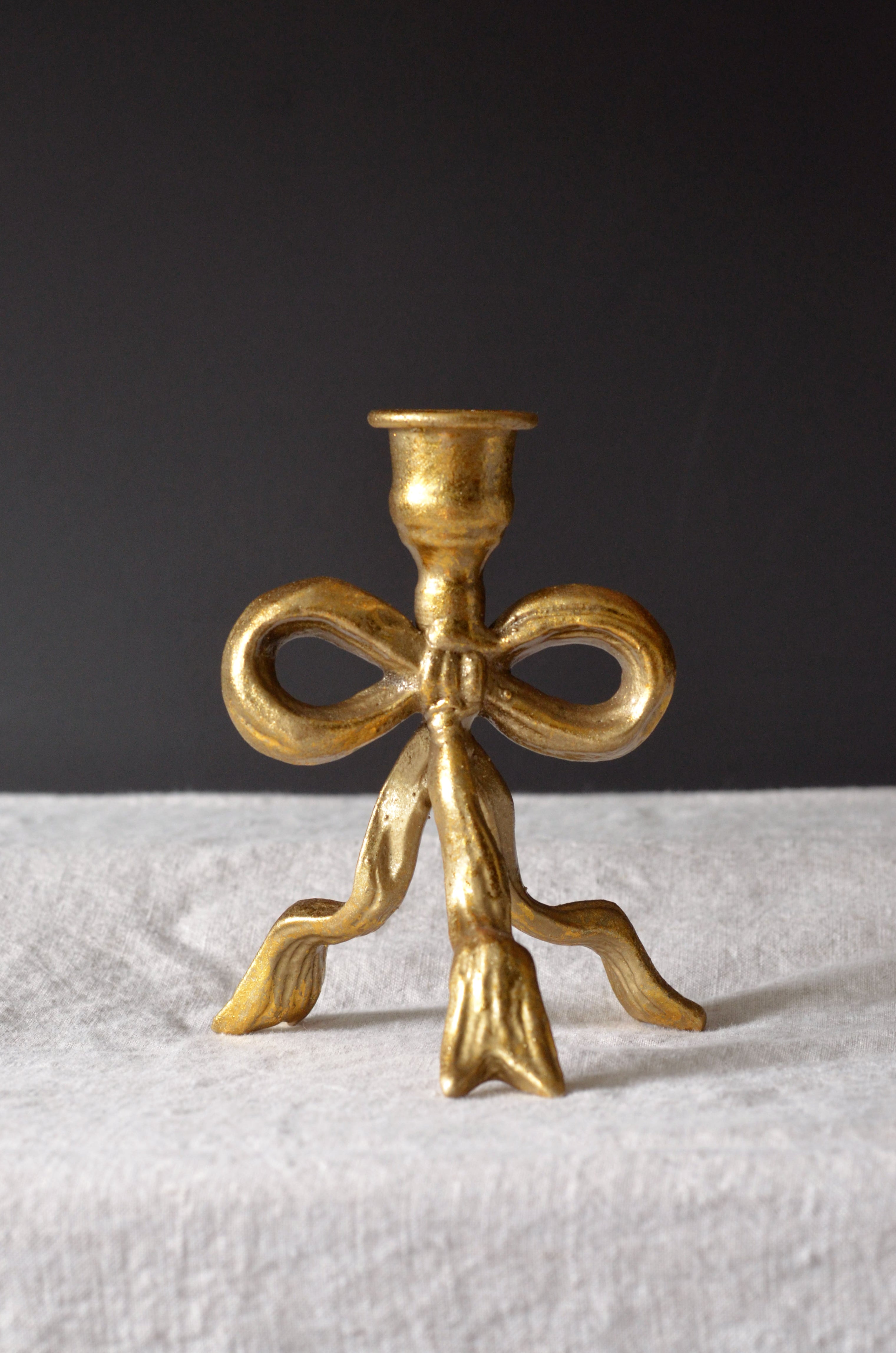 Tied Bow Candleholder