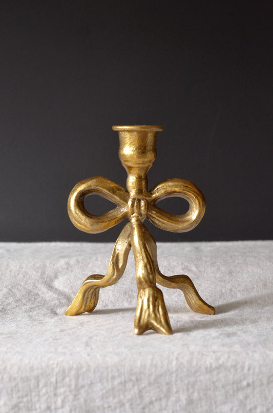 Tied Bow Candleholder