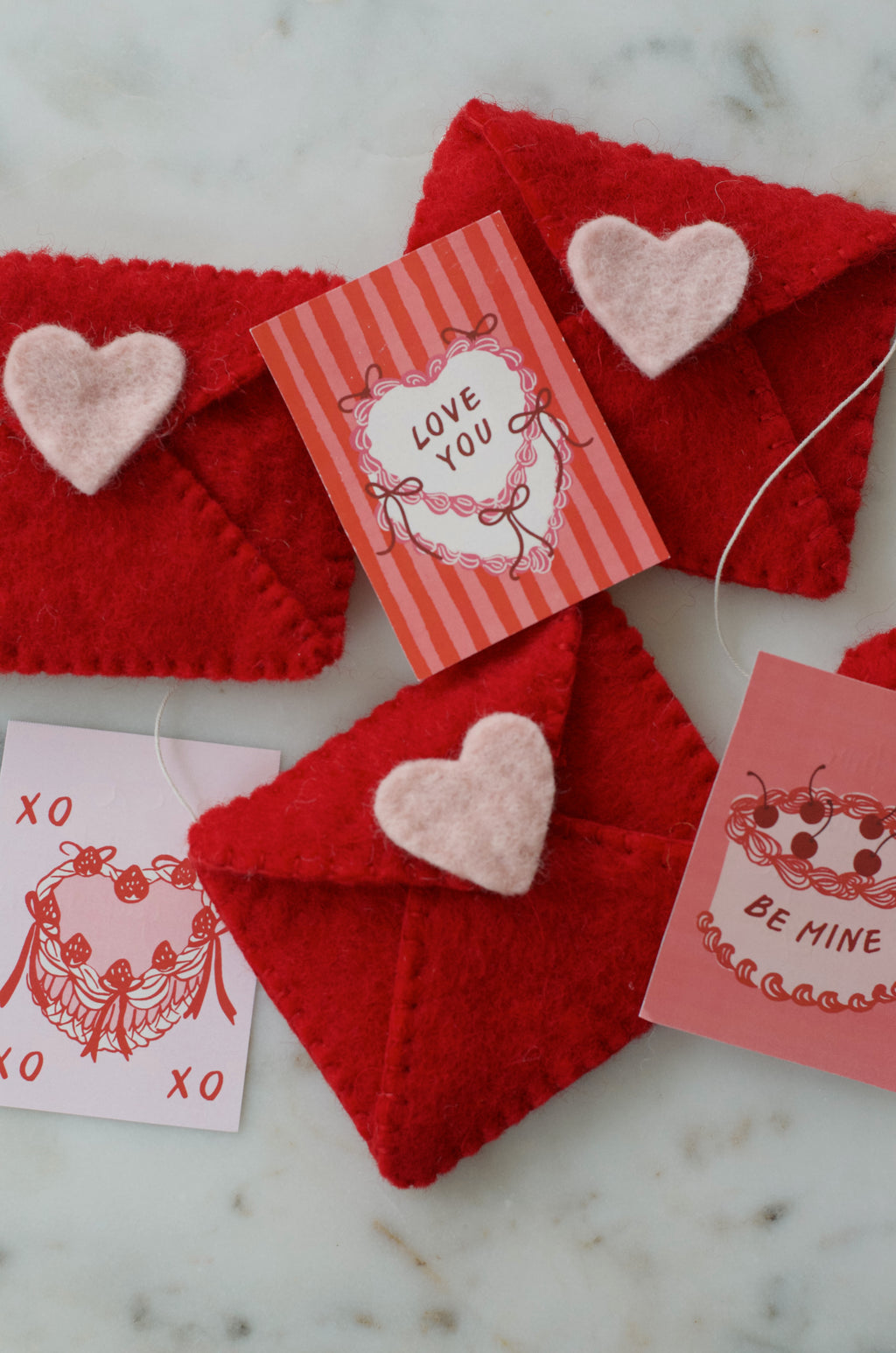 Love Letter Felt Garland