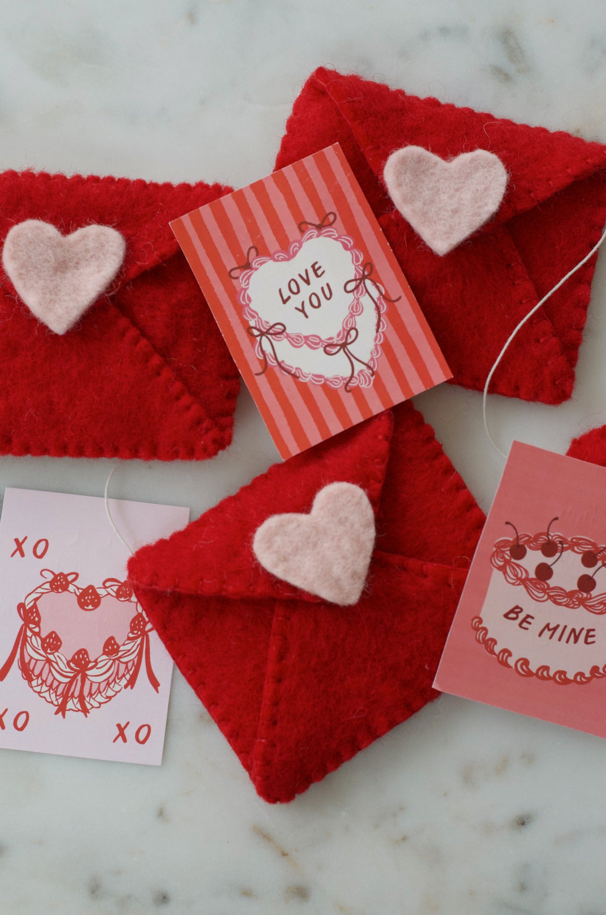 Love Letter Felt Garland
