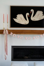 XOXO Felt Garland - Pink