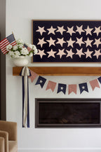 Navy Stripe Double Bow Kit