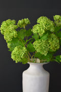 Real Touch Limelight Snowball Viburnum Hydrangea Stems 27” (Set of 3 or 6)