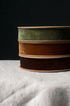 1" Velvet Autumn Ribbon - 10 Yards