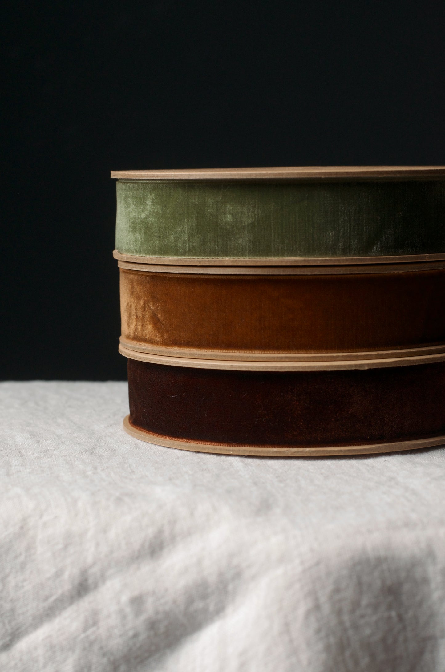 1" Velvet Autumn Ribbon - 10 Yards